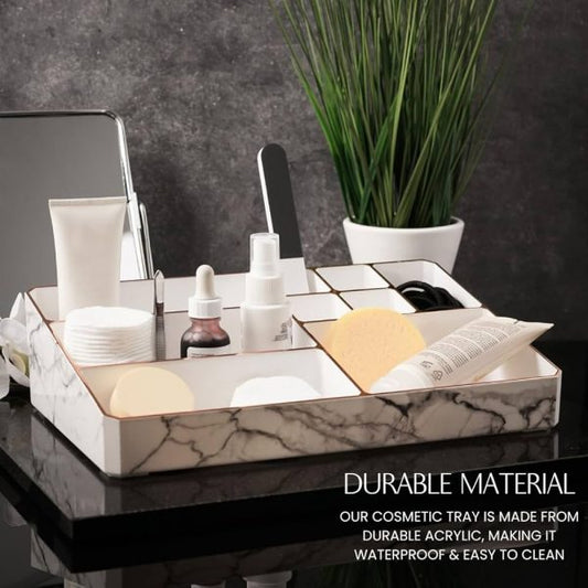 9 Compartment Marble Look Makeup