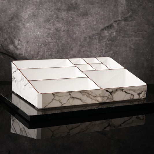 9 Compartment Marble Look Makeup